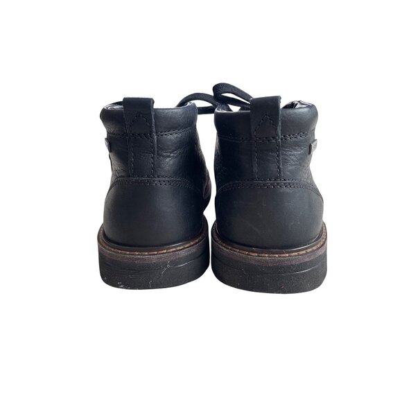 Ecco Leather Lace Up Chukka Boot Size 42 Black Arch Support Orthotic Neutral main image 6